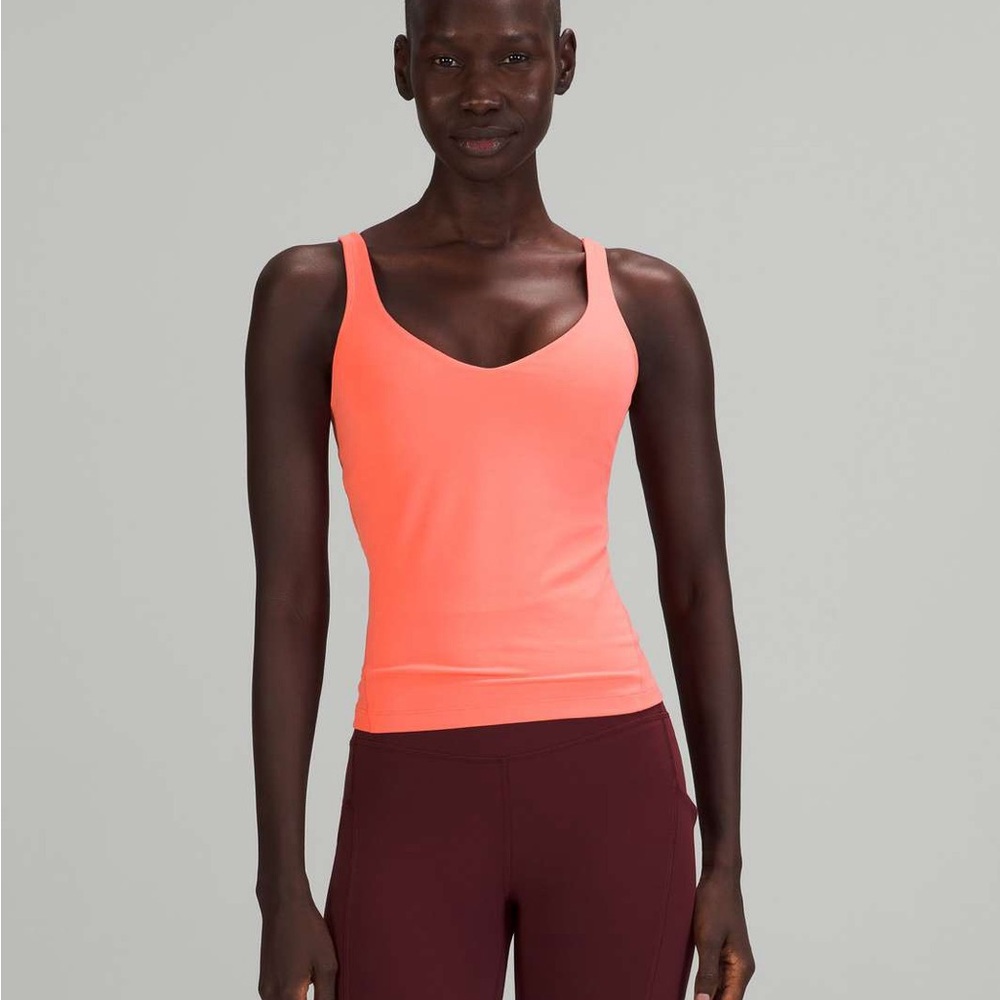 Lululemon raspberry cream align tank